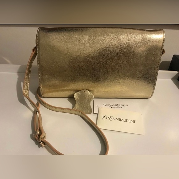 Yves Saint Laurent Belle de Jour Flap bag gold - Picture 2 of 5